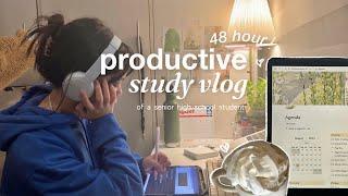 48-HOUR productive study vlog of a senior high school student 