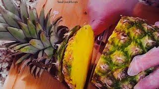 HOW TO CUT A PINEAPPLE | DELICIOUS, CLEAN & WITHOUT WASTE | NEWEST METHOD