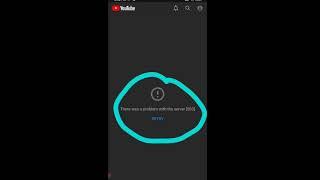 How to fix YouTube a problem with the server (error code -503..).