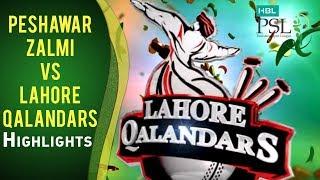 Match 5: Peshawar Zalmi vs Lahore Qalandars - Complete Highlights