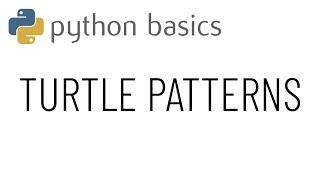 Python basics - Functions and parameters using the Turtle module