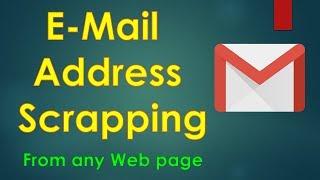 Fetch E-Mail Addresses from any Web page | Data mining |