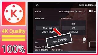 kinemaster 4K support and 4K export process || kinemaster ultra hd 4k video support || kinemaster 4K