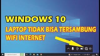 How to deal with WiFi can't connect on laptop || not connected WiFi