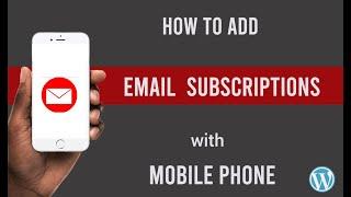 How to create mail subscription list and send emails to you website visitors for free