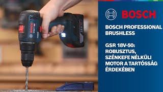 Bosch Brushless GSR 18V-50 Professional  ütvefúró-csavarozó