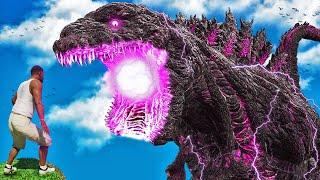 SHIN GODZILLA Destroys EVERYTHING In GTA 5 (Scary)