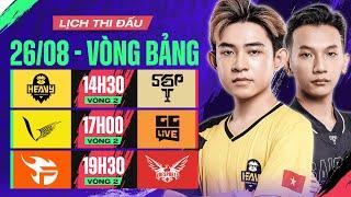 HEV VS SGP I VGM VS GGL I FL VS HQ - ĐTDV Mùa Đông 2023 | Vòng Bảng - 26/8