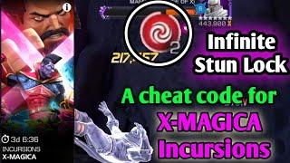 Infinite Stun Lock \ A cheat code for X-Magica Incursions MCOC