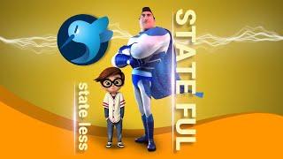Angry Flutter,Difference Between StateLess & StateFul تفاوت بین استیت لس و استیت فول