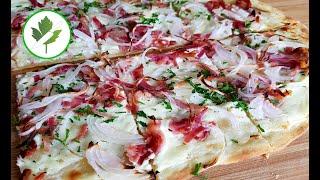 Leckeren Flammkuchen einfach selber machen / ohne Hefe !