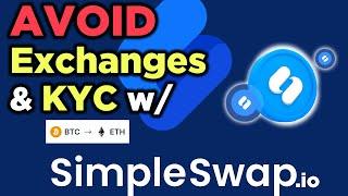 Using SimpleSwap.io To Swap Crypto ↔️ NO Exchange or KYC!! | Save With SimpleSwap Vs LedgerLive