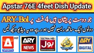 Apstar 76E 4feet Dish New Channel List Update||2025