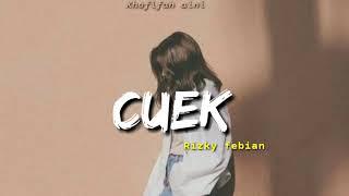 Rizky Febian - Cuek (Lirik) Lyric