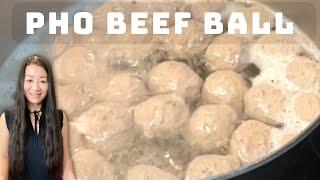 How to make Beef Ball for Pho || Ly Cooks