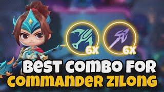 BEST COMBO FOR COMMANDER ZILONG !! MAGIC CHESS MLBB