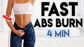 FAST ABS BURN to get results | 4 minute Workout