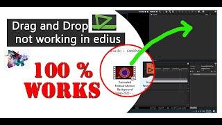 Drag and Drop Nor working in Edius | Ediussolution | HowtoFix Drag and Drop Notworking in Edius8,9,X