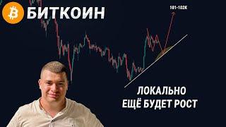 ️ БИТКОИН. ЖДУ ЛОКАЛЬНО РОСТ, ПОТОМ БУДЕТ КОРРЕКЦИЯ!