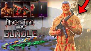 IT'S OUT! NEW *ATTACK ON TITAN ARMORED TITAN MASTERCRAFT BUNDLE GAMEPLAY* (Vanguard)