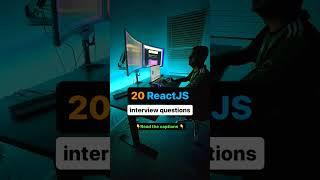 Reactjs Most Asked Interview Questions  #shorts #reactjs #javascript #developer  #ytviral #codewave