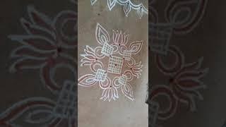 Fri day mugu, Rangoli designs,frihand mugu, how to make simple method mugu