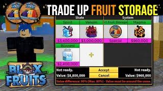 How To Trade Up to FRUIT STORAGE!  | Blox Fruits