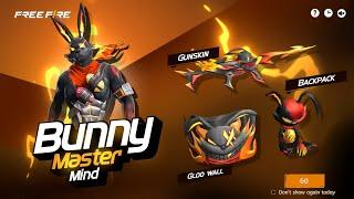 Mastermind Bunny Bundle Confirm Date  Free Fire New Event Bangladesh Server | FF New Event Today