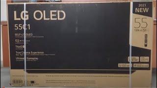 LG 55 inches OLED TV | Unboxing | Wall mounting | Installation and Set-up | LG55C1PTZ Model