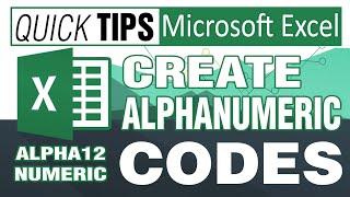 𝑸𝒖𝒊𝒄𝒌 𝑬𝒙𝒄𝒆𝒍 𝑻𝒊𝒑𝒔: 𝐇𝐎𝐖 𝐓𝐎 𝐂𝐑𝐄𝐀𝐓𝐄 𝐀𝐋𝐏𝐇𝐀𝐍𝐔𝐌𝐄𝐑𝐈𝐂 𝐂𝐎𝐃𝐄 (𝐈𝐃) 𝐆𝐄𝐍𝐄𝐑𝐀𝐓𝐎𝐑 in Microsoft Excel.