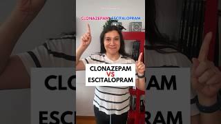 CLONAZEPAM VS ESCITALOPRAM #medicamentos #antidepresivo #depresion #ansiedad #insomnio #psiquiatra