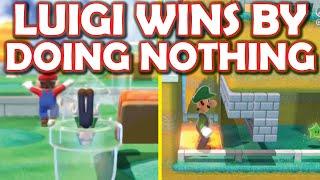 I made a level where Luigi wins by doing absolutely nothing [Super Mario 3D World + Bowser's Fury]