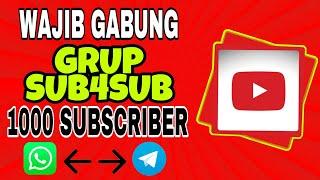 GRUP SALING SUBSCRIBE CHANNEL YOUTUBE 2021