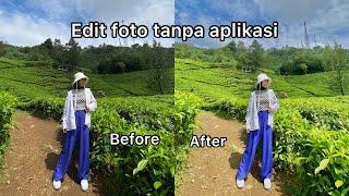 Tutorial edit foto di hp IPHONE tanpa aplikasi- WAW hasilnya