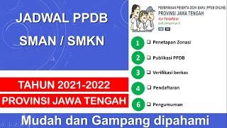 Jadwal PPDB SMAN & SMKN Provinsi Jawa Tengah Tahun 2021/2022