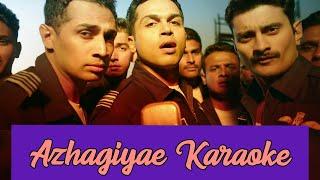 Azhagiye Karaoke | With Lyrics | Kaatru Veliyidai | AR Rahman | HD 1080P