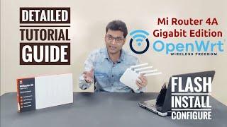 Xiaomi Mi Router 4A Gigabit Edition OpenWRT Firmware Flashing Guide