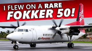 I Flew on a RARE Fokker 50!