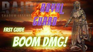 Royal Guard FAST guide 2022 Hydra, dungeons build Raid Shadow Legends