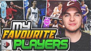 MY FAVOURITE PLAYERS OF ALL TIME! NBA 2K18 SQUAD BUILDER