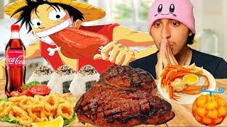 ONE PIECE TRY NOT TO EAT CHALLENGE! (HELL LEVEL)