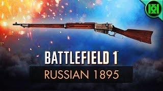 Battlefield 1: Russian 1895 Review (Weapon Guide) | BF1 Weapons + Guns | Winchester M1895 Gameplay