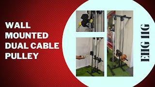 ENERGIE FITNESS EHG 11G - Best Wall Mounted dual pulley Home Gym