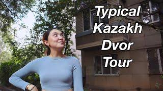 Typical Kazakh Apartment Complexes and Communal Areas (Dvor) Tour