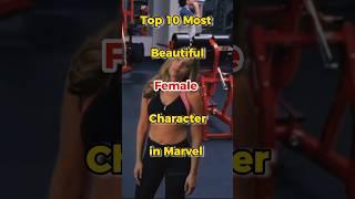 Most Beautiful Female Characters in Marvel #viralshorts #shorts #top10