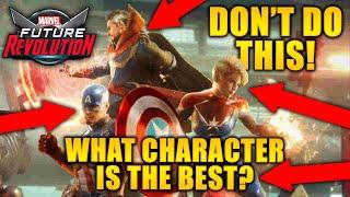 Top 5 Tips New Player Guide - Best Characters to Pick - MARVEL Future Revolution - MFR