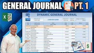 How To Create A Dynamic General Journal & Accounts Register In Excel