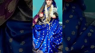 Sitting gauri Saree Draping#sareedrapping #viralvideo #ashortaday