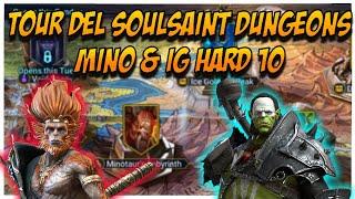 Tour Del SoulSaint Dungeon Edition: Mino and IG Hard 10 | Raid: Shadow Legends