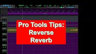 Reverse Reverb (Tyga effect) in Pro Tools in 30 Seconds!